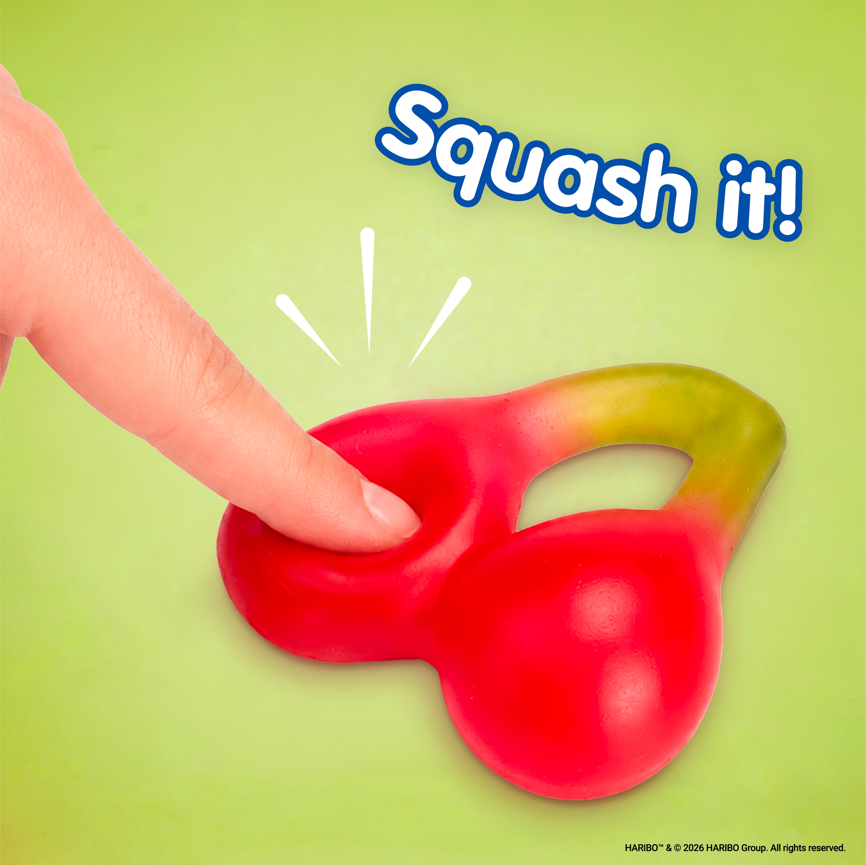 HARIBO: Happy Cherry Squishy Toy