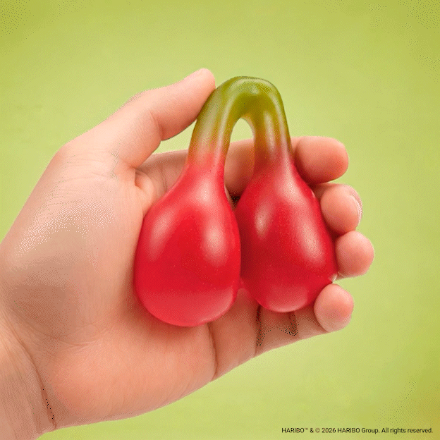 HARIBO: Happy Cherry Squishy Toy