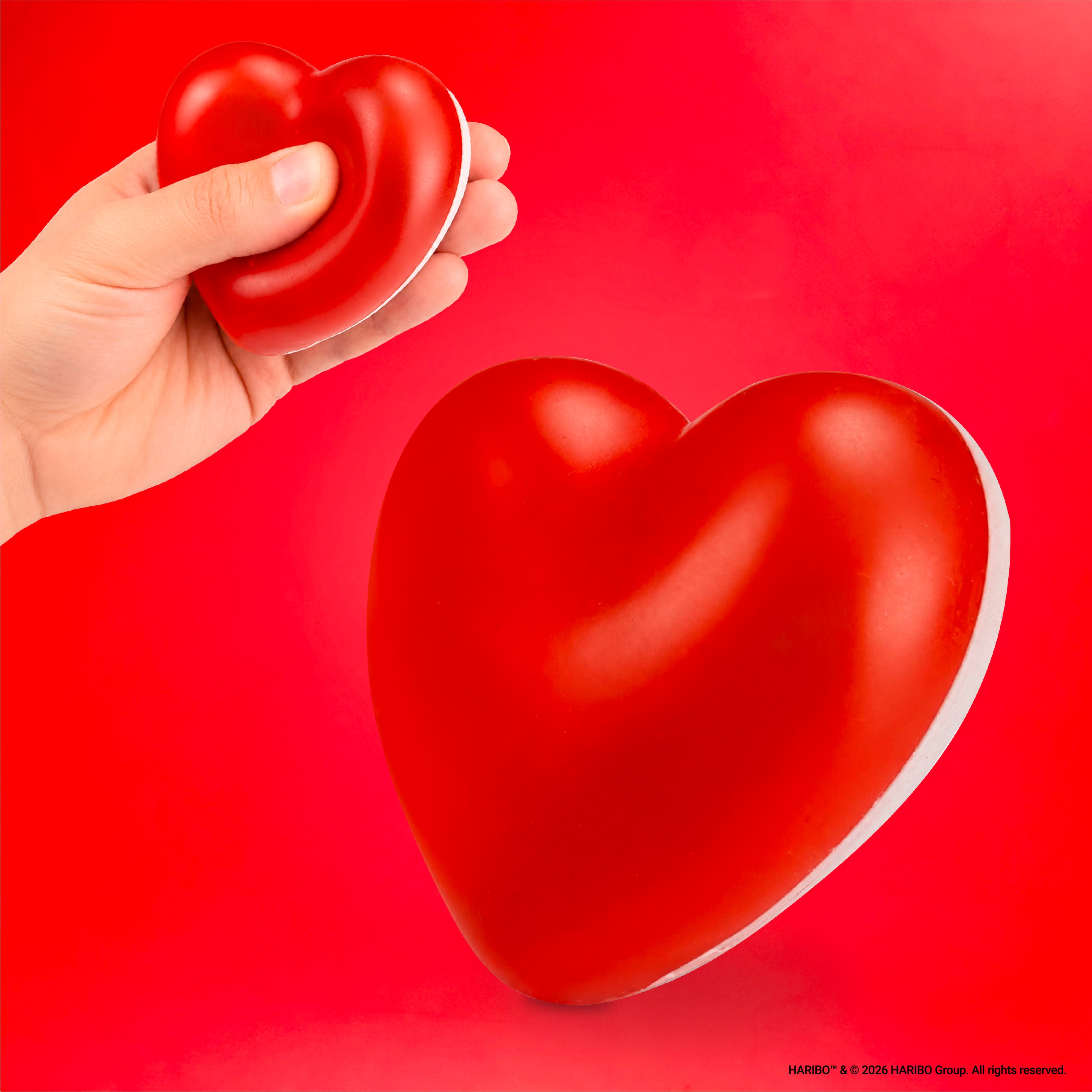 HARIBO: Love Heart Squishy Toy