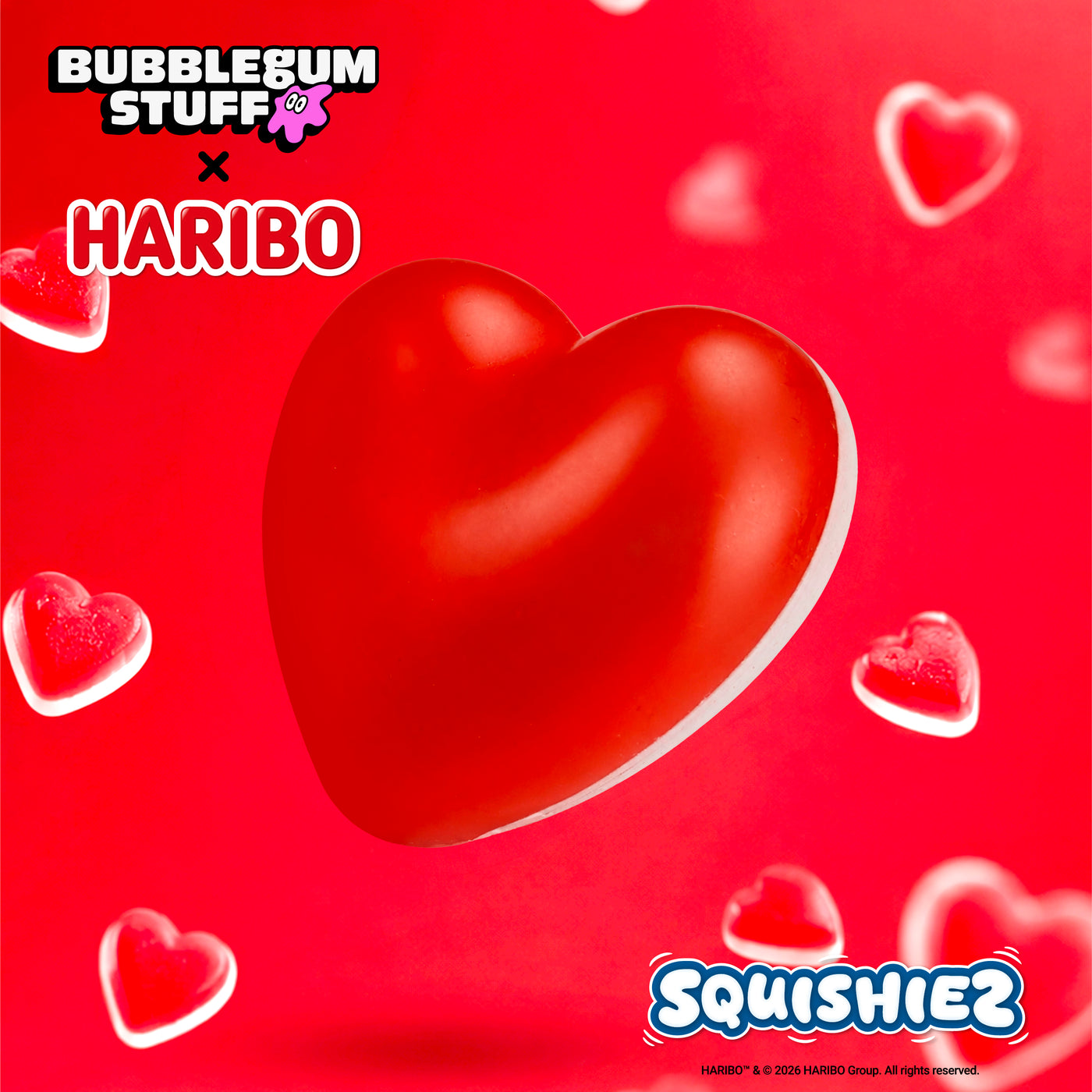 Haribo: Love Heart Squishy Toy