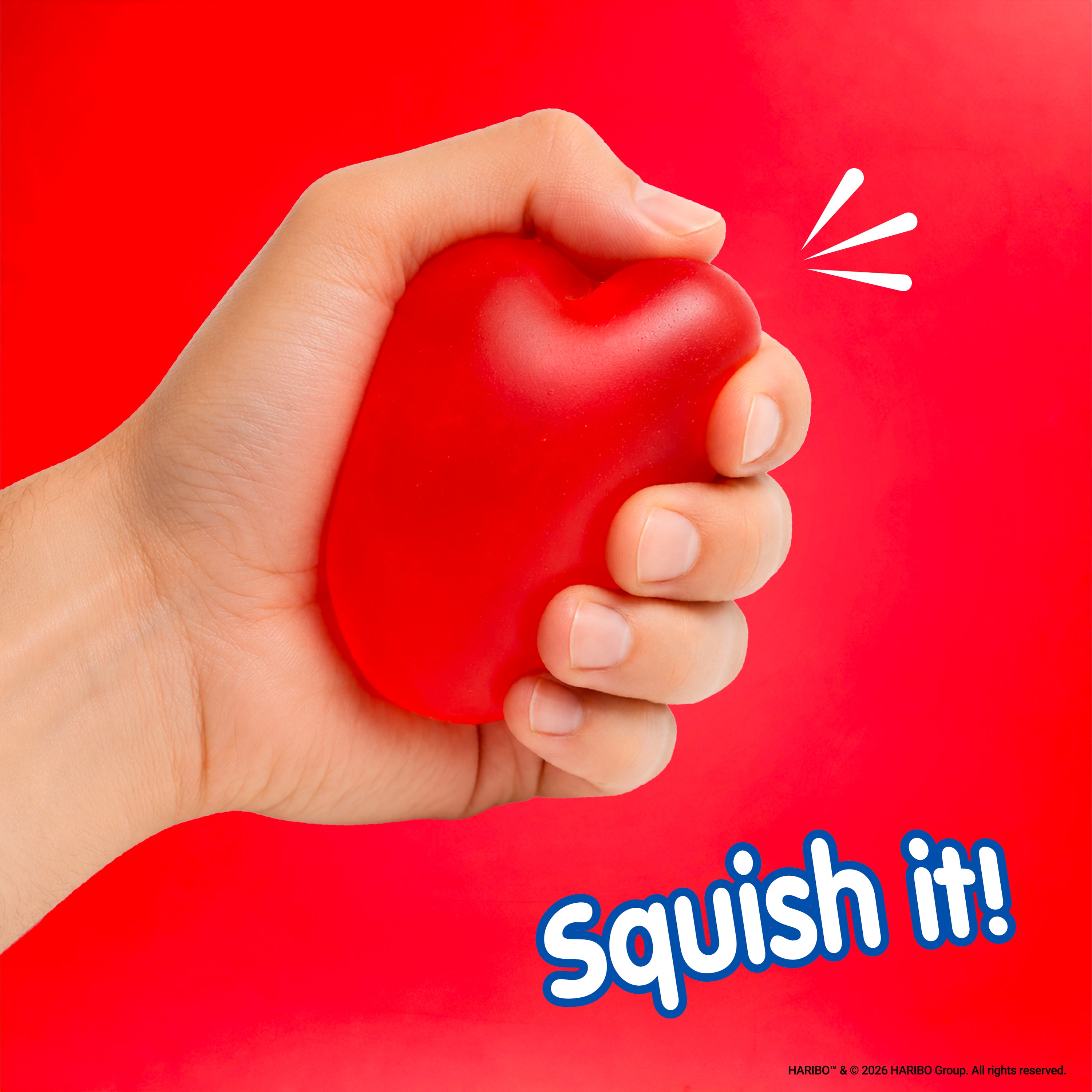 HARIBO: Love Heart Squishy Toy