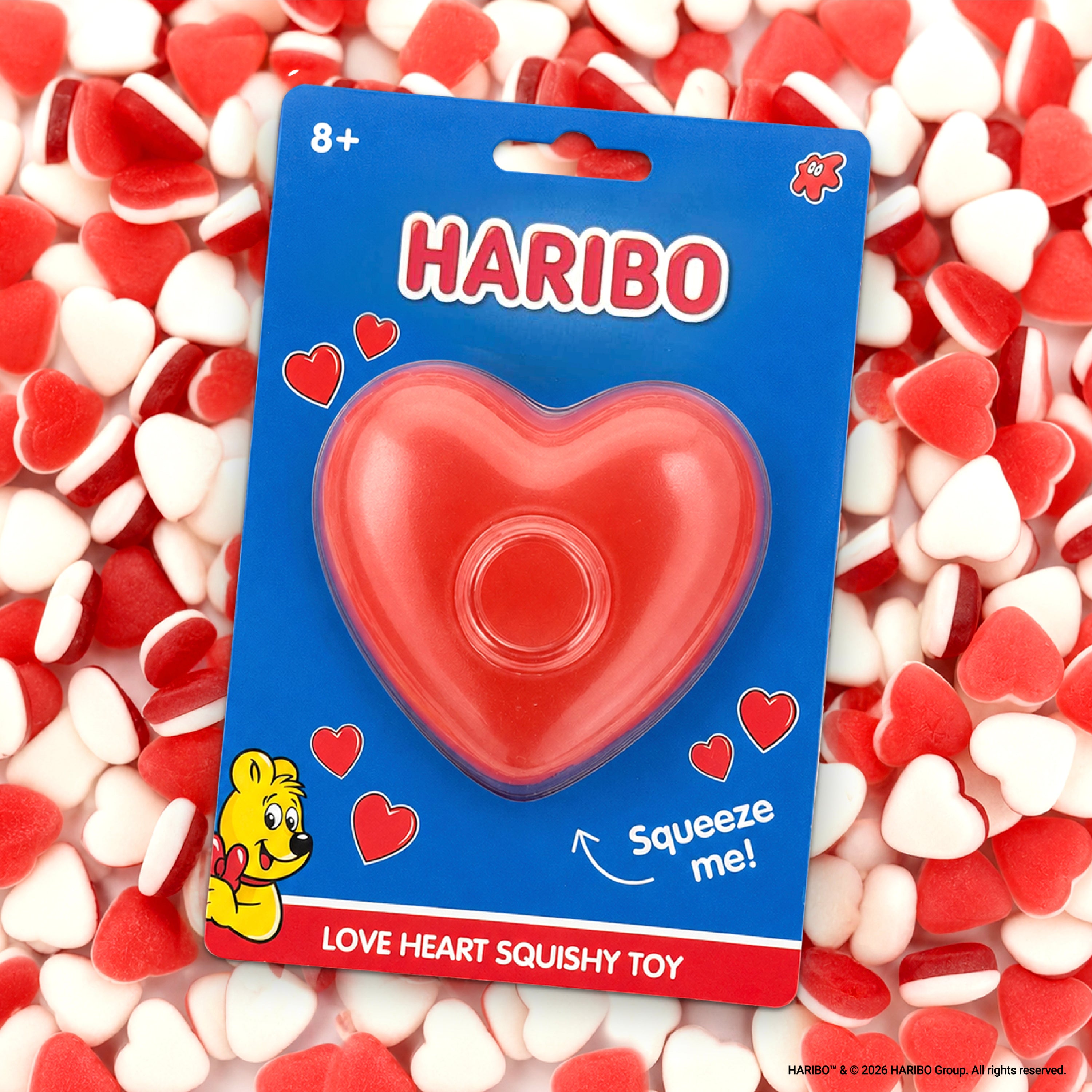 HARIBO: Love Heart Squishy Toy