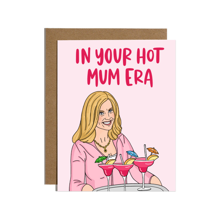 Hot Mum Era Greeting Card