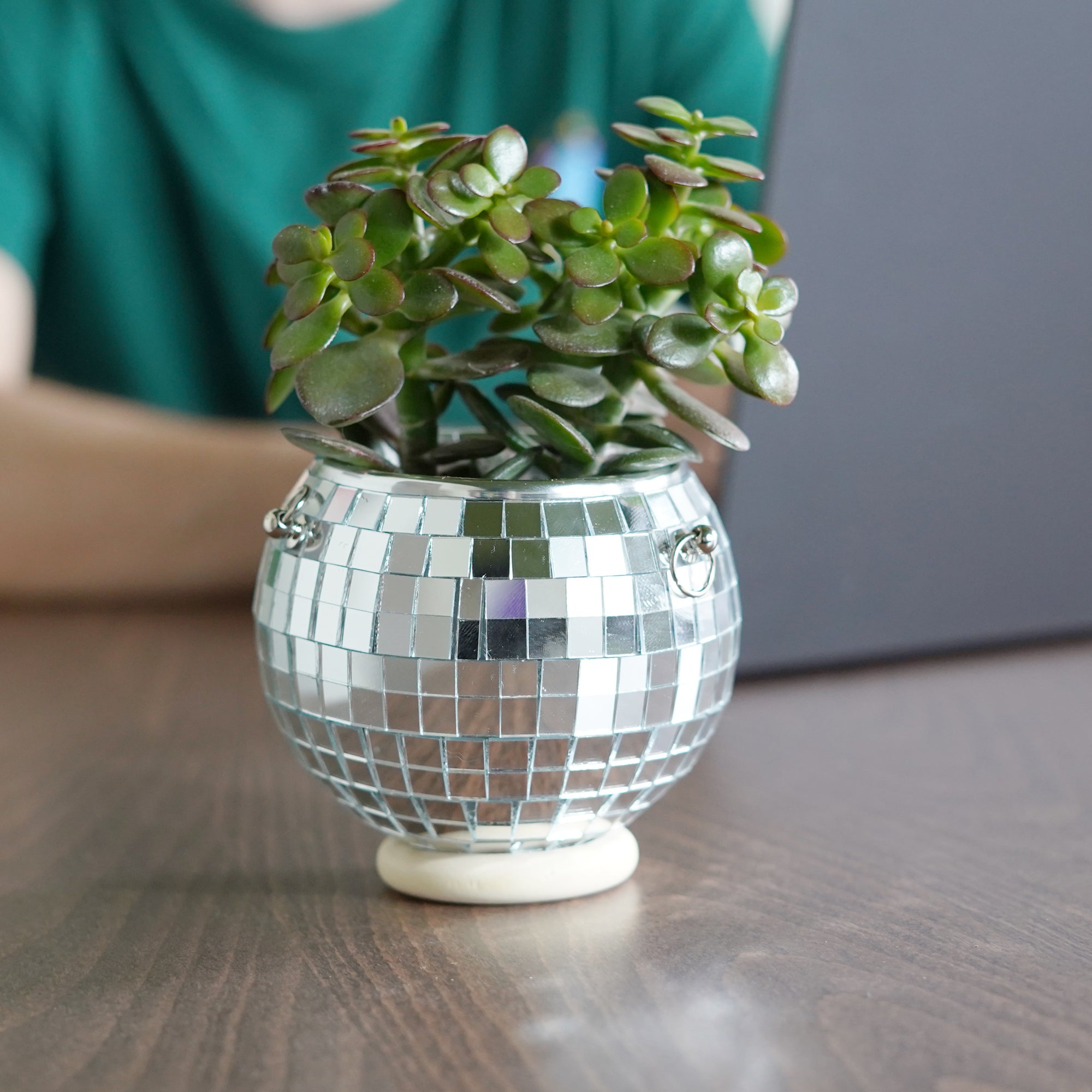 Disco Ball Hanging Planter (4-inch)