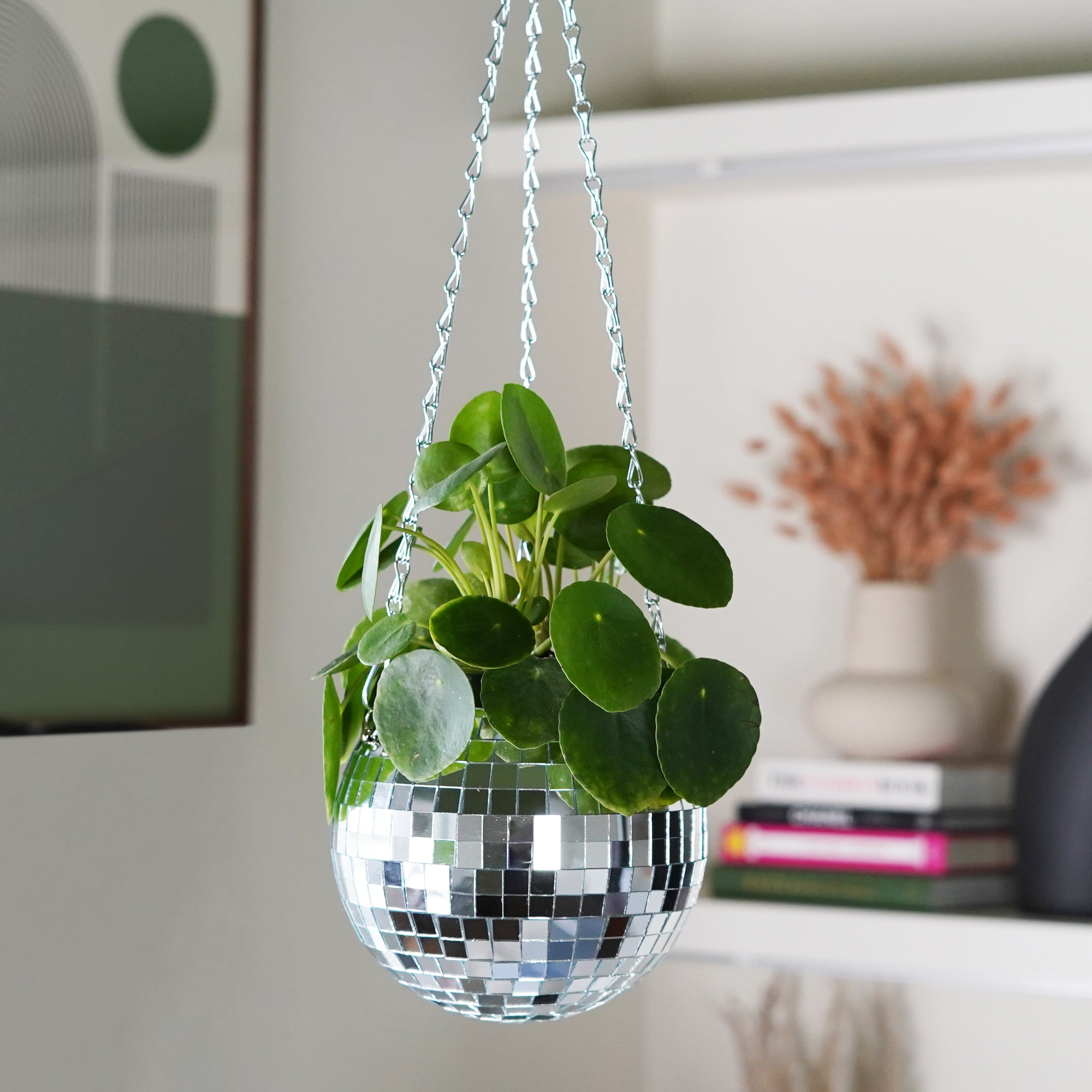 Disco Ball Hanging Planter (6-inch)
