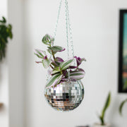 Disco Ball Hanging Planter (6-inch)