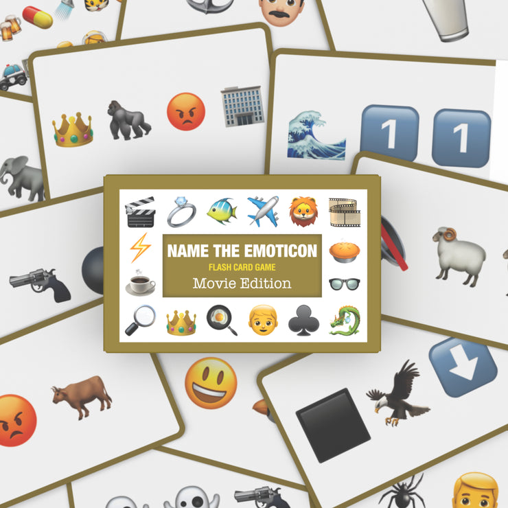 Name The Emoticon Card Game - Entertainment Bundle