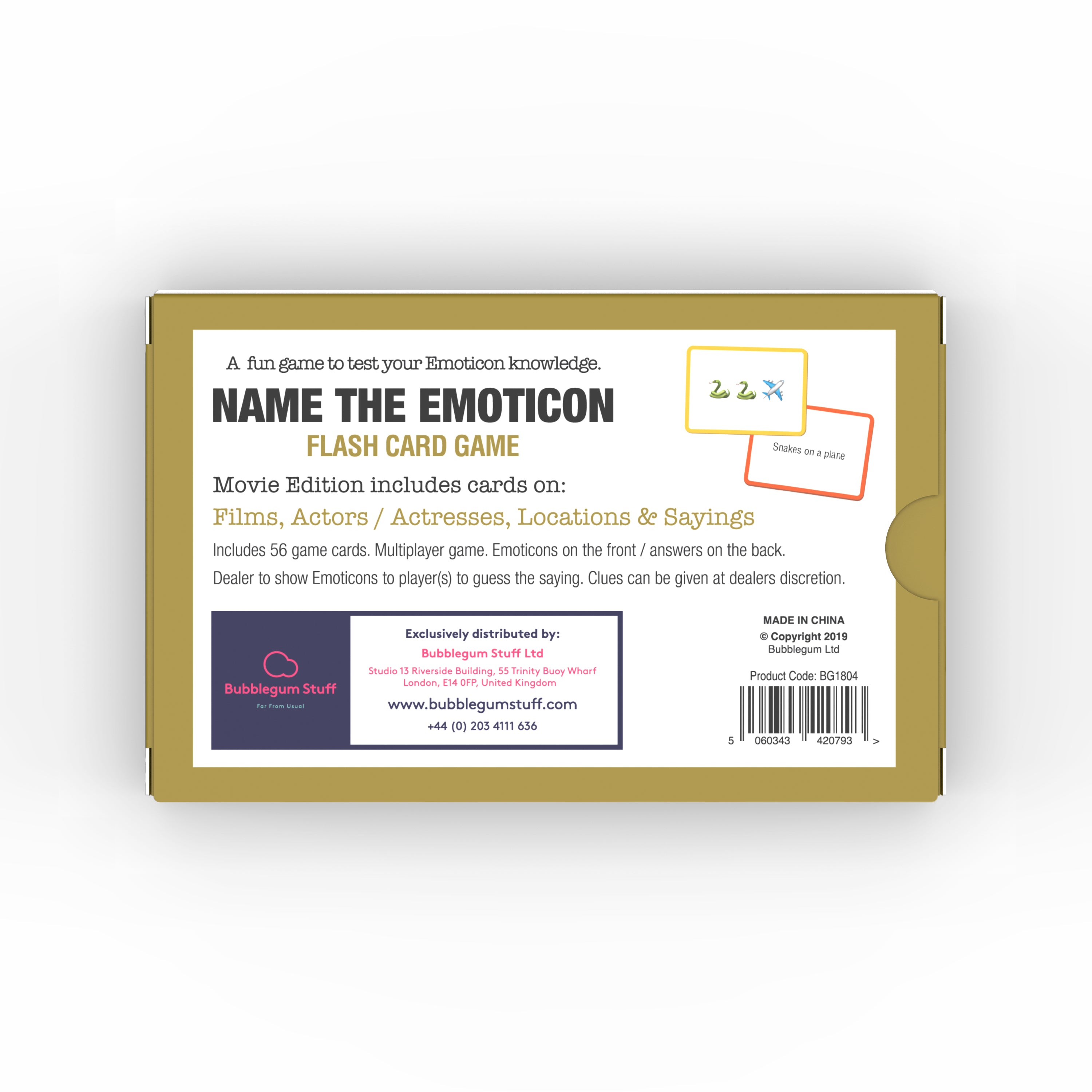 Name the Emoticon Card Game - Movie Edition