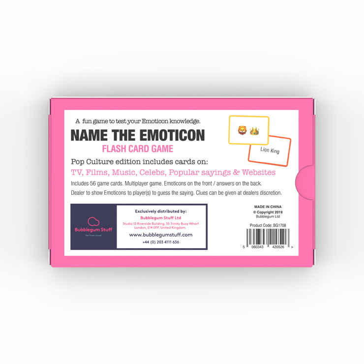 Name the Emoticon Card Game - Pop Culture Edition