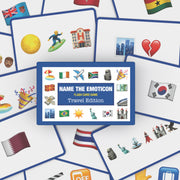 Name the Emoticon Card Game - Travel Edition
